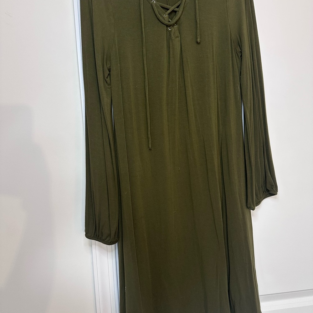Olive Green Dress